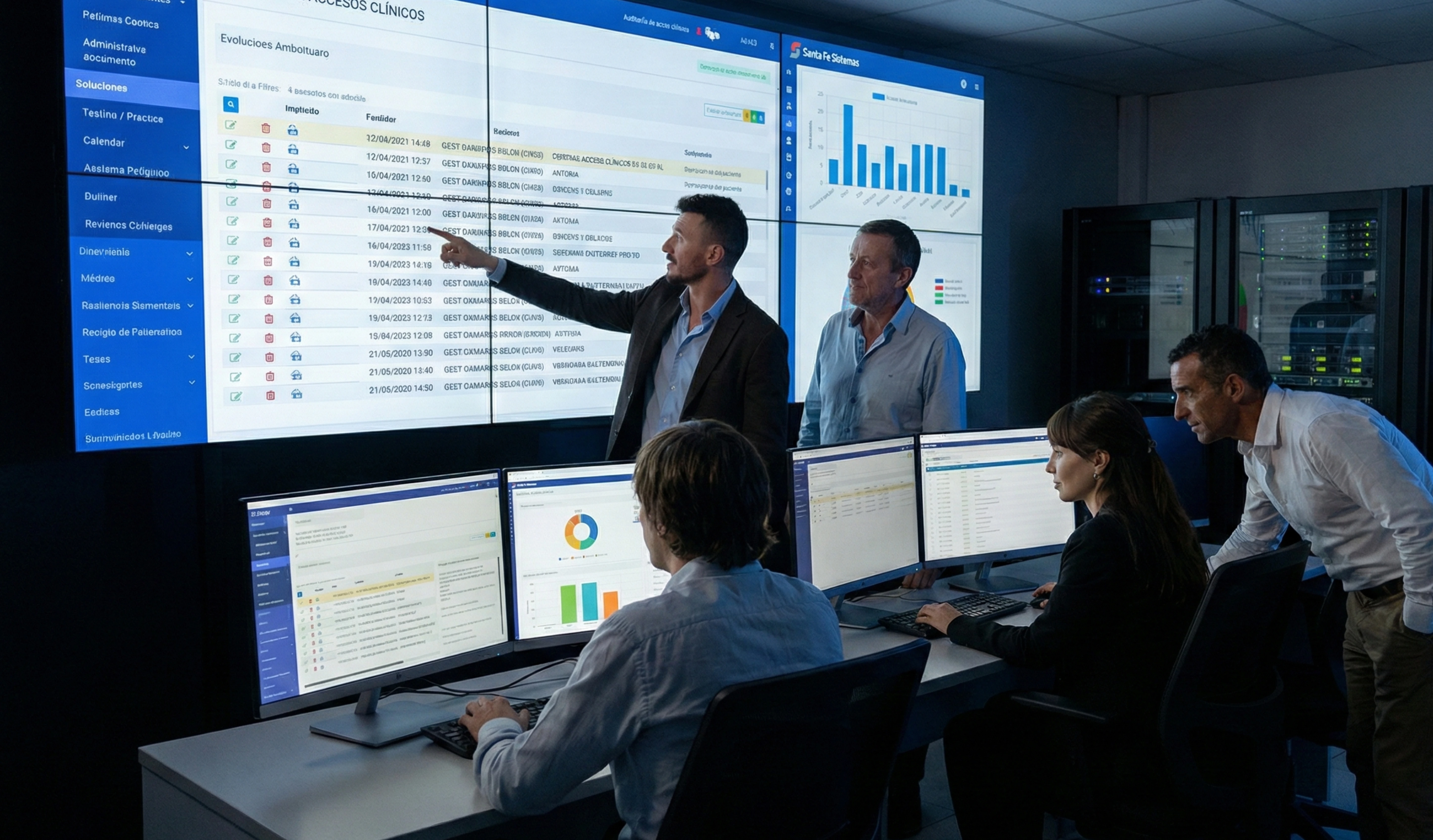Security monitoring and compliance dashboard